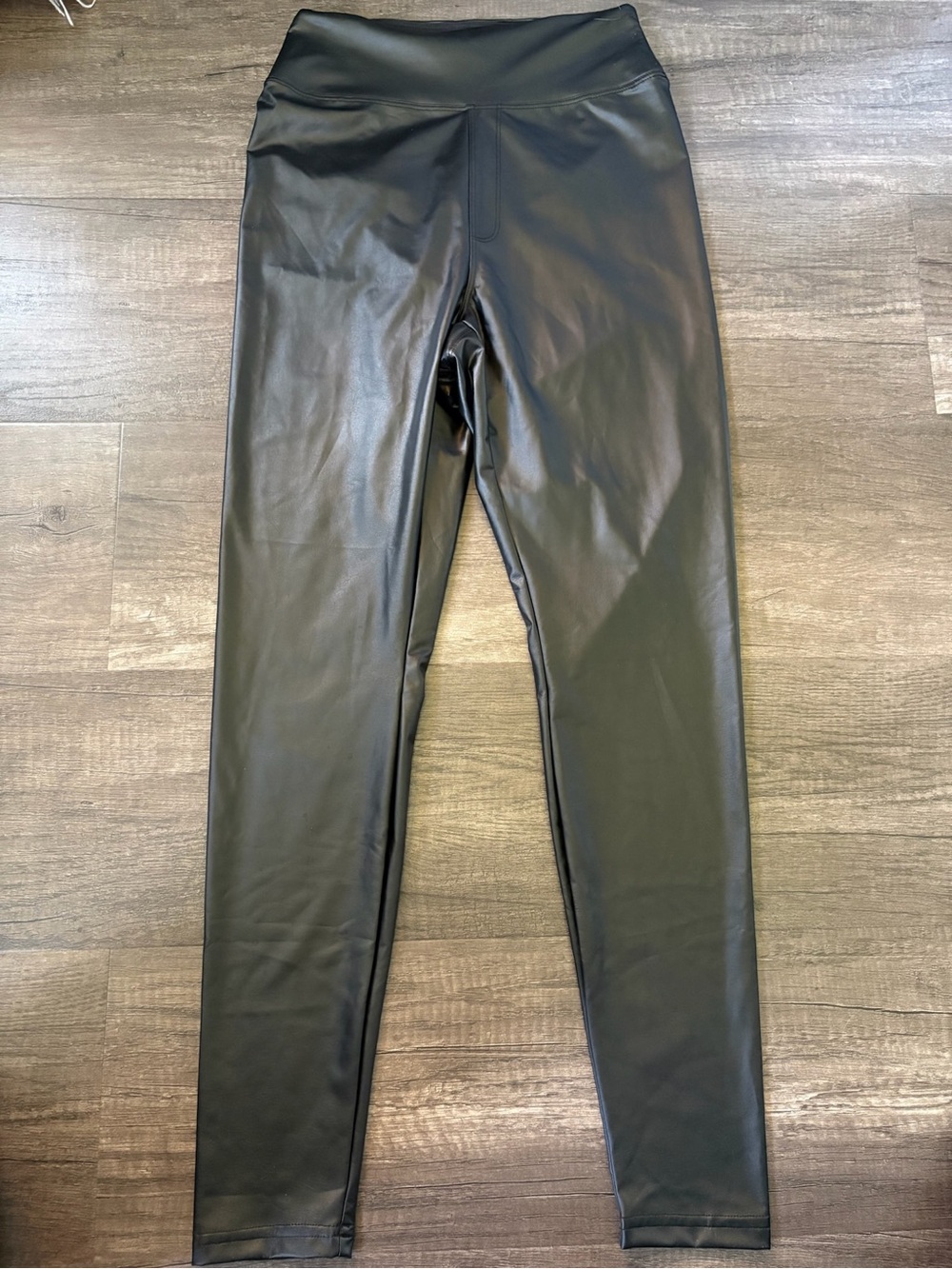 Offline by Aerie High-Waist Faux Leather Leggings - Black